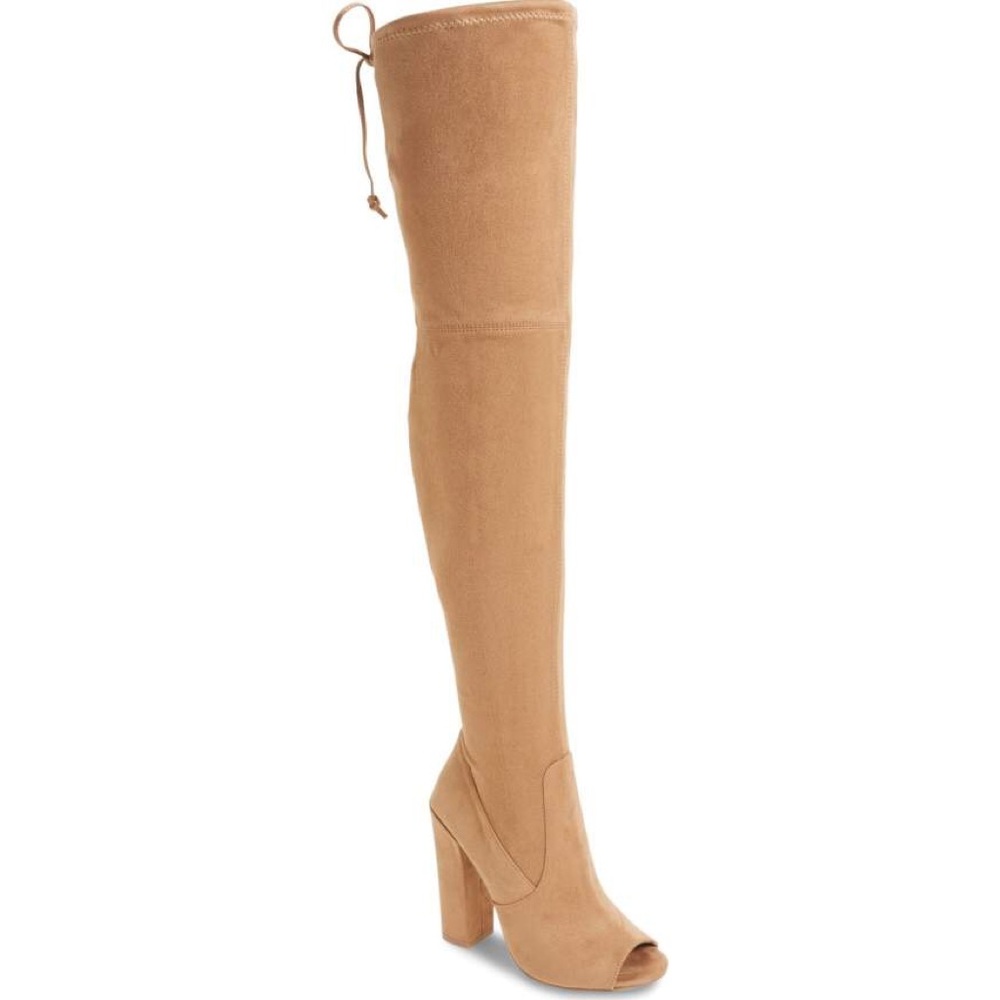 Steve Madden Elliana Over the Knee Open Toe Boot